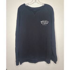 Bondi Beach BTF Between the Flags made in Australia black logo sweatshirt - XXL